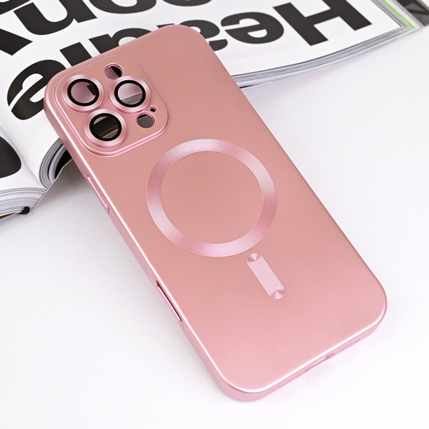 Torbica Magsafe Chrome za iPhone 16 Pro Max 6.9 roze - 218686