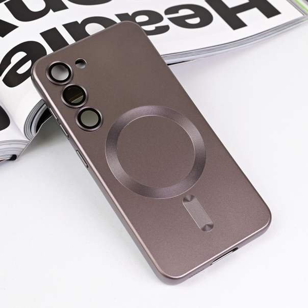 Torbica Magsafe Chrome za Samsung S911B Galaxy S23 5G siva - 218703