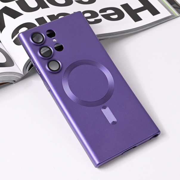 Torbica Magsafe Chrome za Samsung S918B Galaxy S23 Ultra ljubicasta - 220009