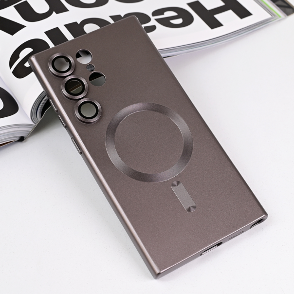 Torbica Magsafe Chrome za Samsung S918B Galaxy S23 Ultra siva - 218688