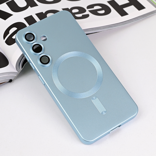 Torbica Magsafe Chrome za Samsung S921B Galaxy S24 plava - 218695