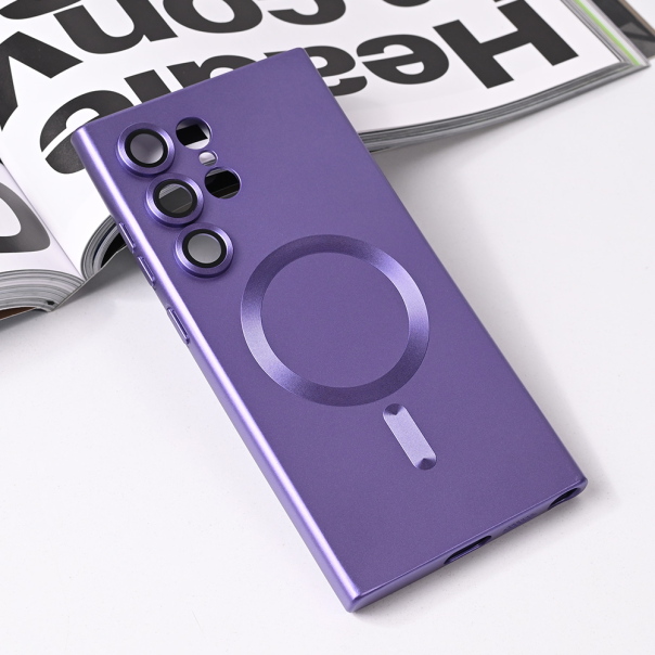 Torbica Magsafe Chrome za Samsung S928B Galaxy S24 Ultra ljubicasta - 220011