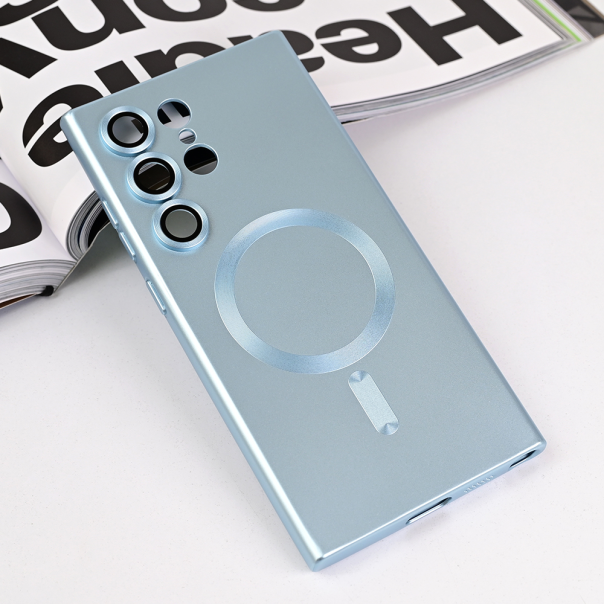 Torbica Magsafe Chrome za Samsung S928B Galaxy S24 Ultra plava - 218700