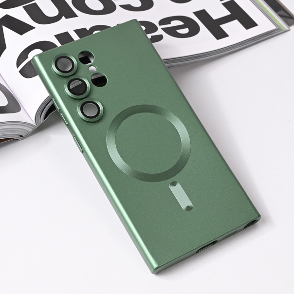 Torbica Magsafe Chrome za Samsung S928B Galaxy S24 Ultra zelena - 220010