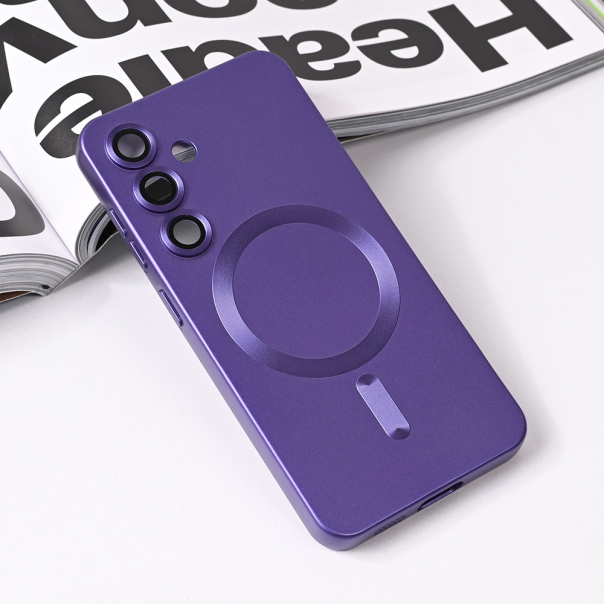 Torbica Magsafe Chrome za Samsung S931B Galaxy S25 ljubicasta - 220018