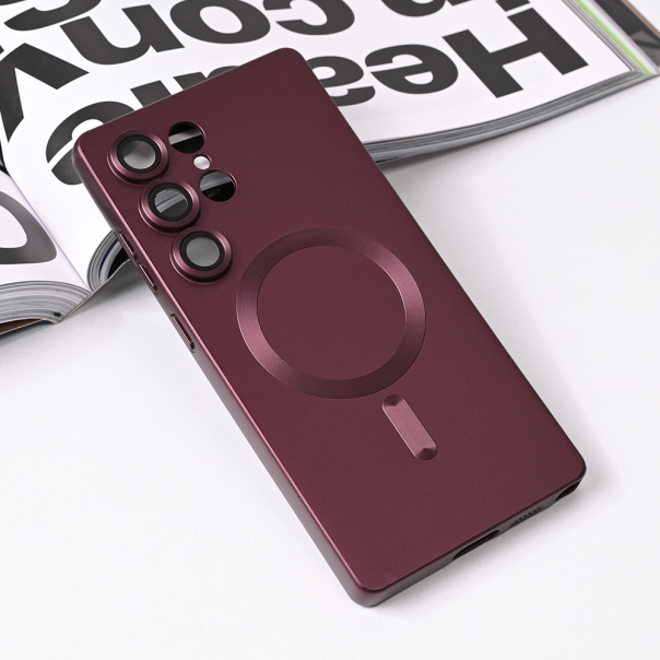 Torbica Magsafe Chrome za Samsung S938B Galaxy S25 Ultra bordo - 220025