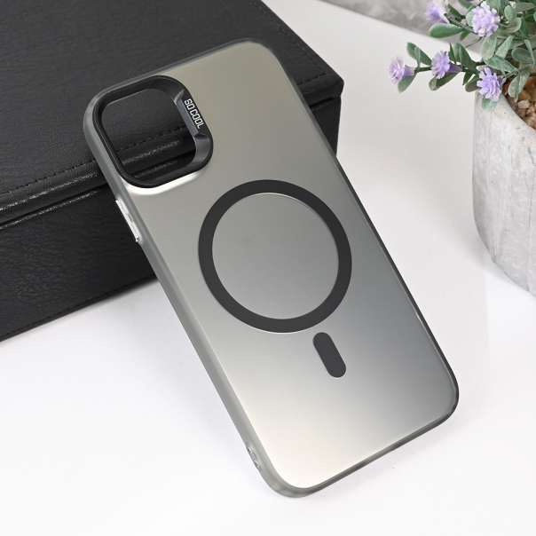 Maska za iPhone 11 6.1 Magsafe Clear crna - 215443-1