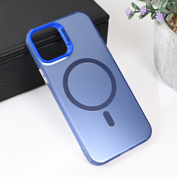 Torbica Magsafe Clear za iPhone 12 6.1 plava - 215451-1
