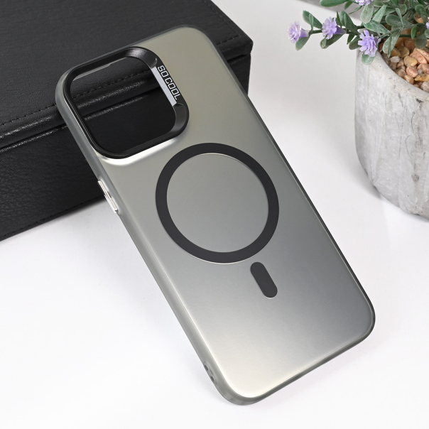 Torbica Magsafe Clear za iPhone 13 Pro Max 6.7 crna - 215461