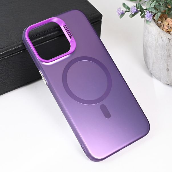 Torbica Magsafe Clear za iPhone 13 Pro Max 6.7 ljubicasta - 215462