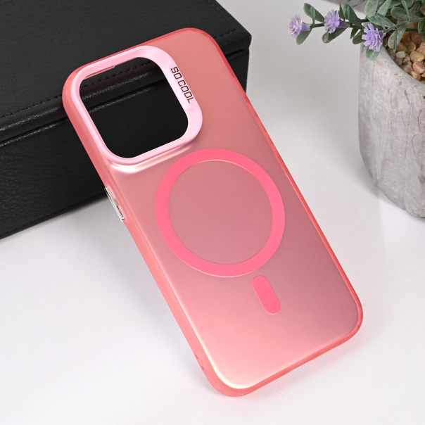 Torbica Magsafe Clear za iPhone 14 Pro 6.1 roze - 215475