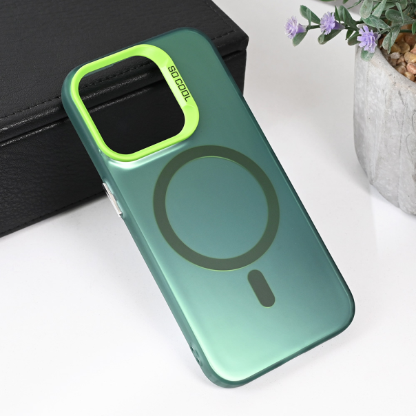 Torbica Magsafe Clear za iPhone 14 Pro 6.1 zelena - 215477