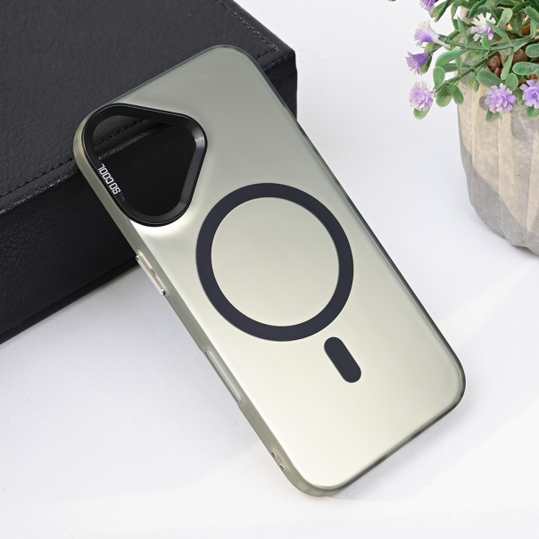 Torbica Magsafe Clear za iPhone 16 6.1 crna - 218106