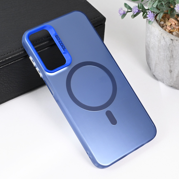 Torbica Magsafe Clear za Samsung A256B Galaxy A25 plava - 215504