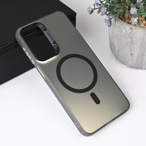 Torbica Magsafe Clear za Samsung A266B Galaxy A26 crna - 221337