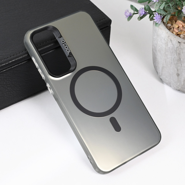 Maska za Samsung Galaxy A55 5G Magsafe Clear crna - 215514