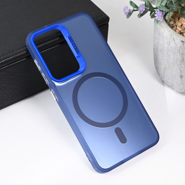 Maska za Samsung Galaxy S23 Magsafe Clear plava - 215526