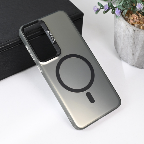 Torbica Magsafe Clear za Samsung S926B Galaxy S24 Plus crna - 215536