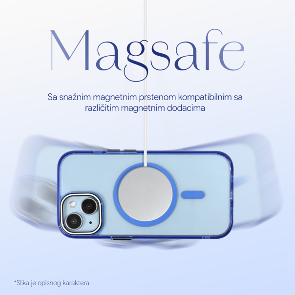 Maska za iPhone 13/14 61 Magsafe Color Pop bela - 223921
