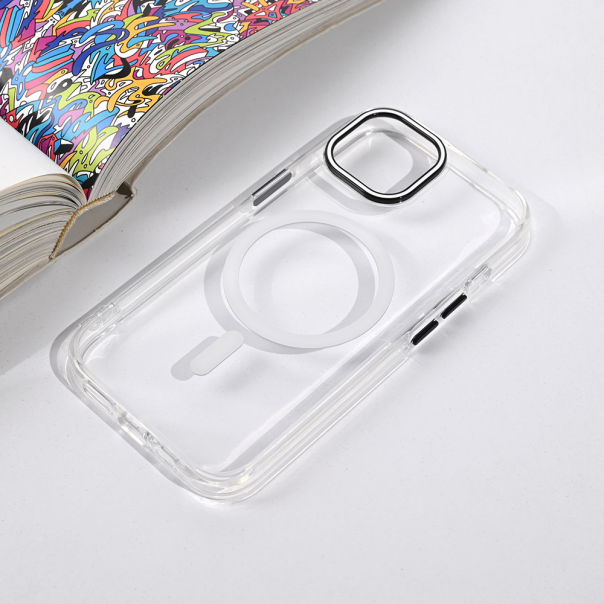 Maska za iPhone 15 61 Magsafe Color Pop bela - 223926