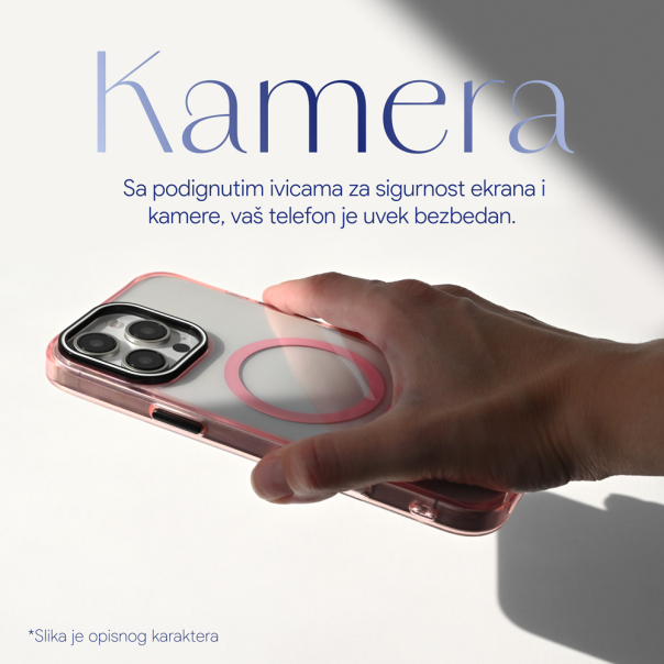 Maska za iPhone 16 Pro Max 69 Magsafe Color Pop roze - 223939