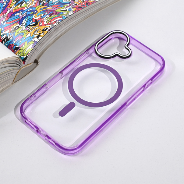 Maska za iPhone 17 63 Magsafe Color Pop ljubičasta - 223943