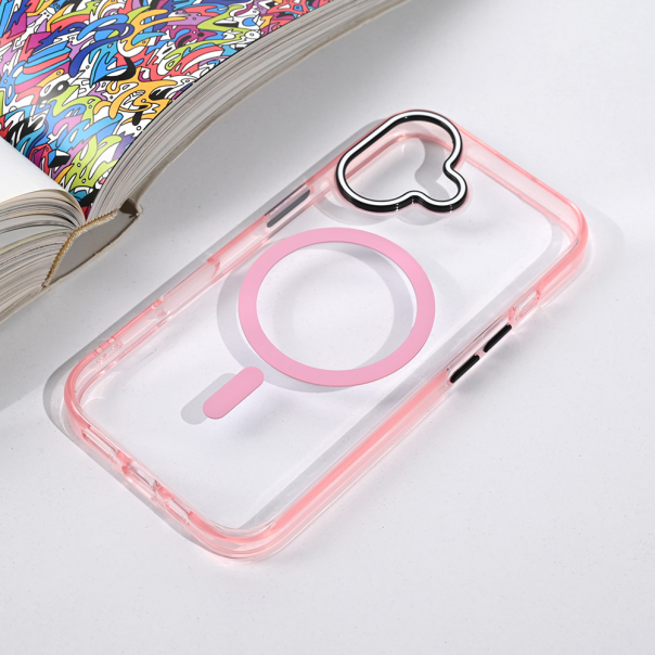 Maska za iPhone 17 63 Magsafe Color Pop roze - 223944-1