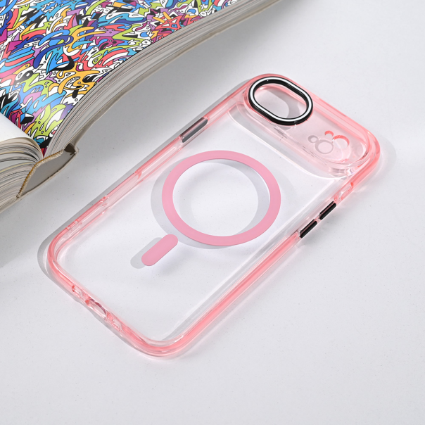 Maska za iPhone 17 Air 66 Magsafe Color Pop roze - 223947-1