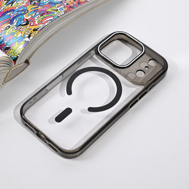 Maska za iPhone 17 Pro 63 Magsafe Color Pop crna - 223948