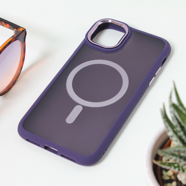 Maska za iPhone 11 6.1 Magsafe colorful ljubičasta - 209826