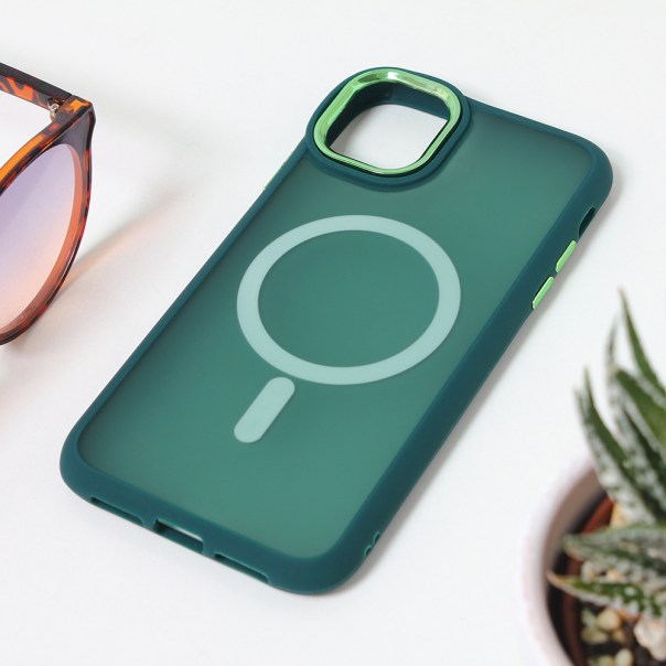 Maska za iPhone 11 6.1 Magsafe colorful tamno zelena - 209824