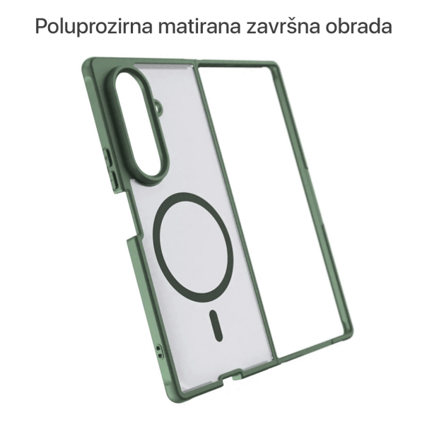 Maska za Samsung Galaxy Z Fold 7 Magsafe Fold tamno zelena - 224923