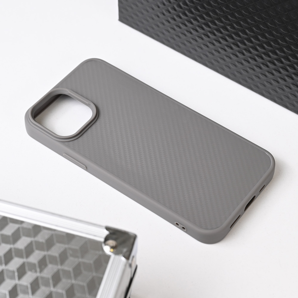 Maska za iPhone 12 6.1 Magsafe Kevlar siva - 220696