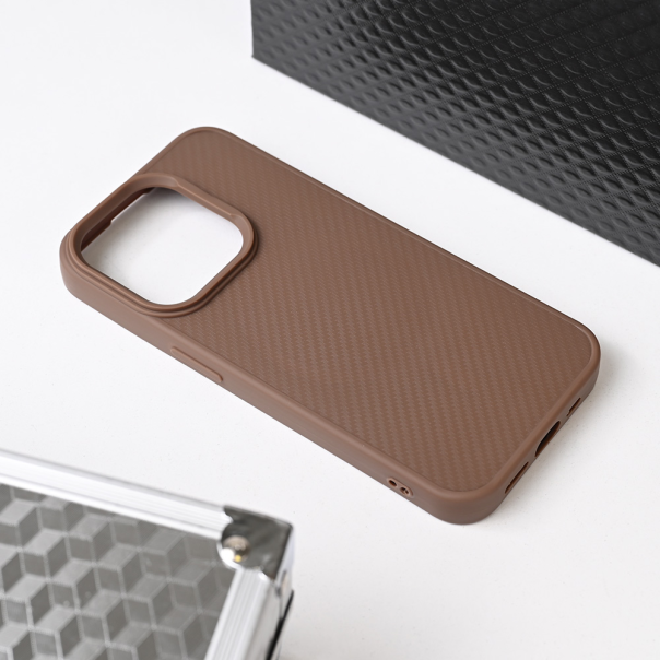 Maska za iPhone 15 Pro 6.1 braon Magsafe Kevlar - 220721