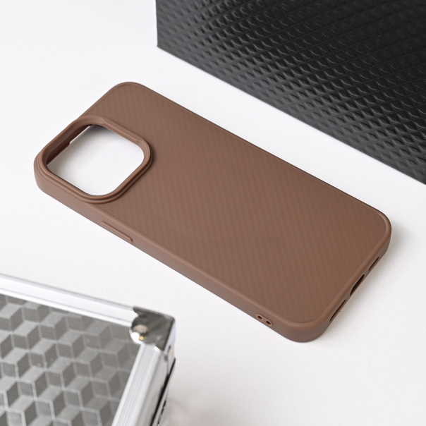 Maska za iPhone 15 Pro Max 6.7 braon Magsafe Kevlar - 220724