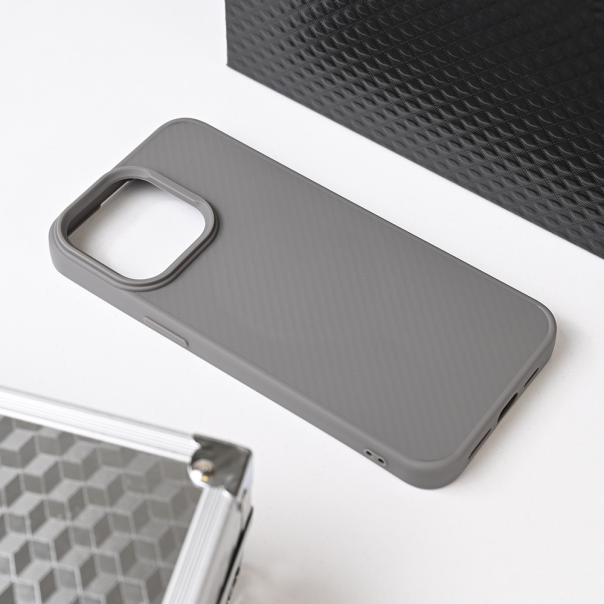 Maska za iPhone 15 Pro Max 6.7 Magsafe Kevlar siva - 220723