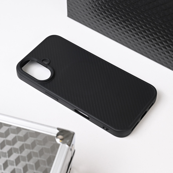 Maska za iPhone 16 6.1 Magsafe Kevlar crna - 220725