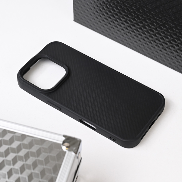 Torbica Magsafe Kevlar za iPhone 16 Pro 6.3 crna - 220731