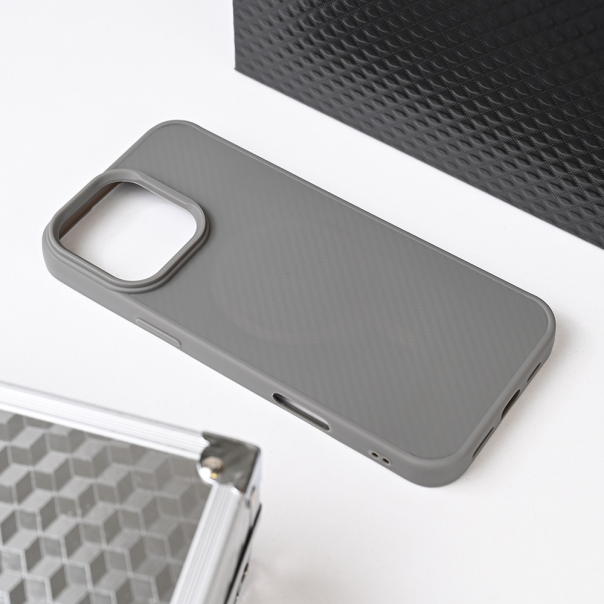 Maska za iPhone 16 Pro Max 6.9 Magsafe Kevlar siva - 220735