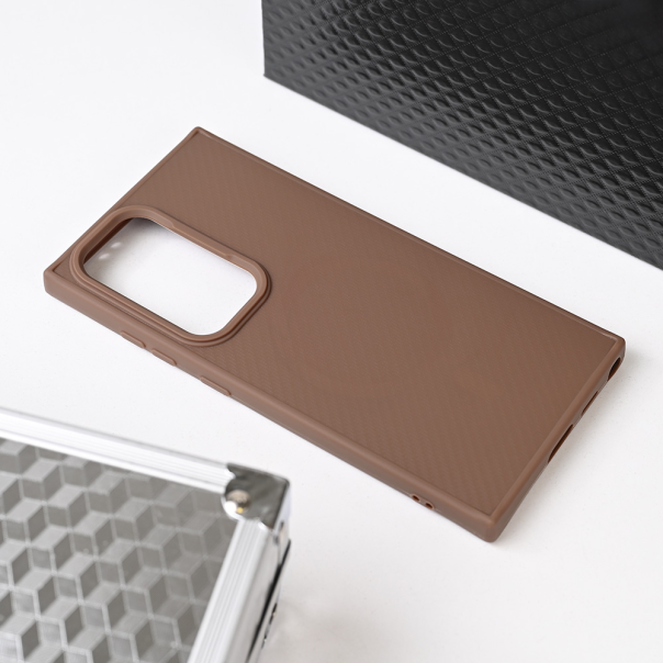 Maska za Samsung Galaxy S24 Ultra braon Magsafe Kevlar - 220763