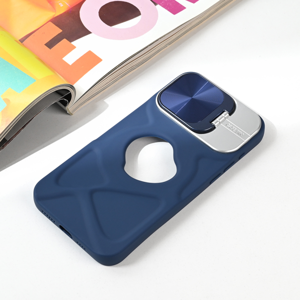 Maska za iPhone 15 Pro Max 6.7 Magsafe Lens holder plava - 214688