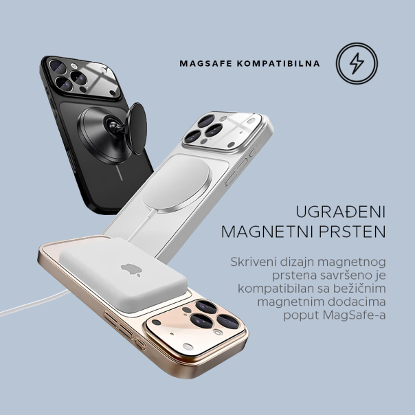 Maska za iPhone 17 Pro Max 69 narandžasto Magsafe LookLike - 224598