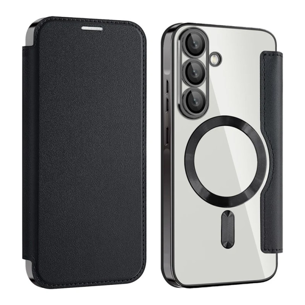 Torbica Magsafe Lux Bi Fold za Samsung A366B Galaxy A36 crna - 220609