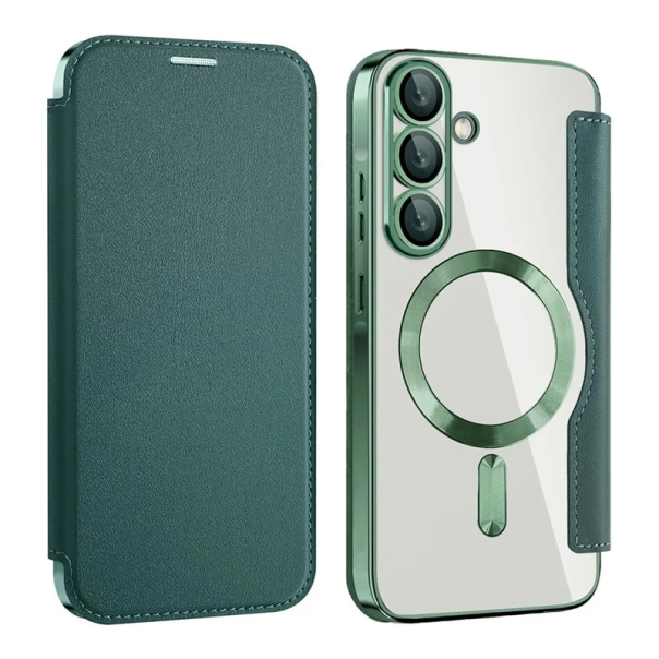 Torbica Magsafe Lux Bi Fold za Samsung A366B Galaxy A36 zelena - 220612