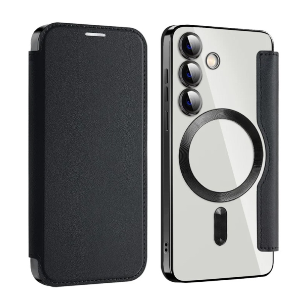 Torbica Magsafe Lux Bi Fold za Samsung S921B Galaxy S24 crna - 220627