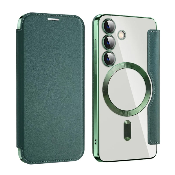 Torbica Magsafe Lux Bi Fold za Samsung S931B Galaxy S25 zelena - 220642