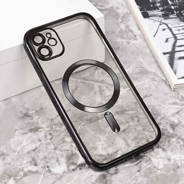 Maska za iPhone 11 6.1 Magsafe Lux crna - 215385-1