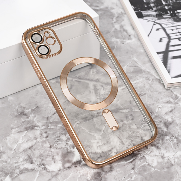 Torbica Magsafe Lux za iPhone 11 6.1 zlatna - 215390-1