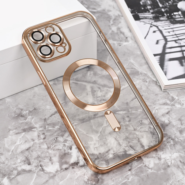 Maska za iPhone 12 Pro Max 6.7 Magsafe Lux zlatna - 215398-1