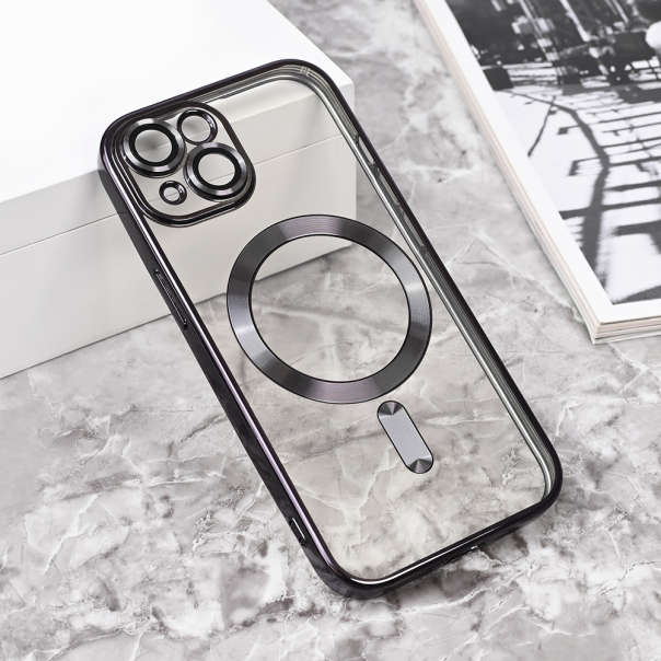 Maska za iPhone 13 6.1 Magsafe Lux crna - 215399-1